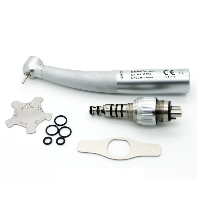 High Speed Push Button Large Head Handpiece with Coulper